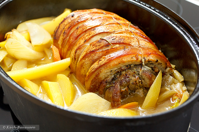 Italienischer Schweine-Rollbraten (Rezept mit Fotos) | von den Koch ...