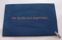 Neue Fußmatten braucht das Land