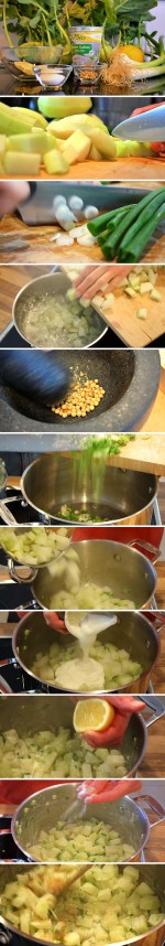 Rahm-Kohlrabi Zubereitung
